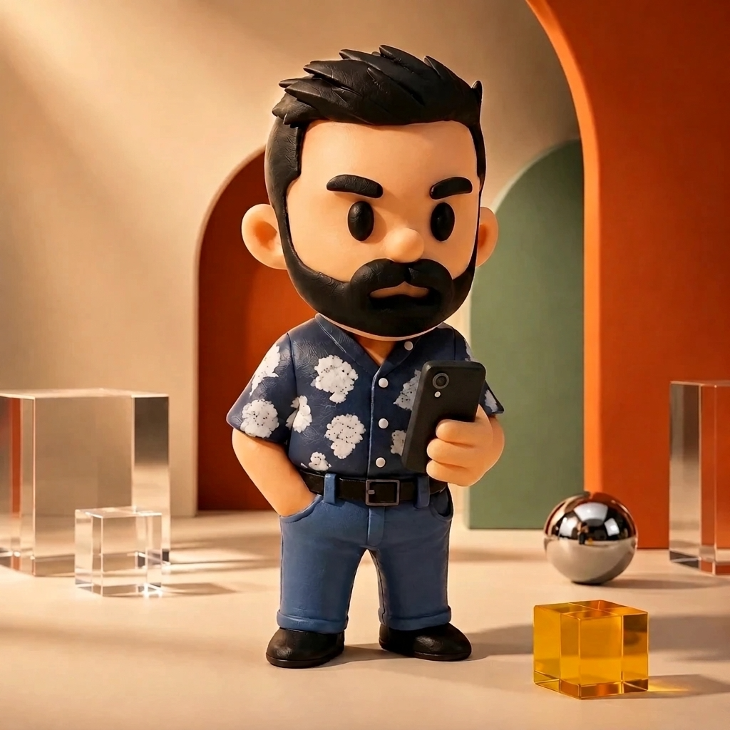 Chibi custom figure of Pedro